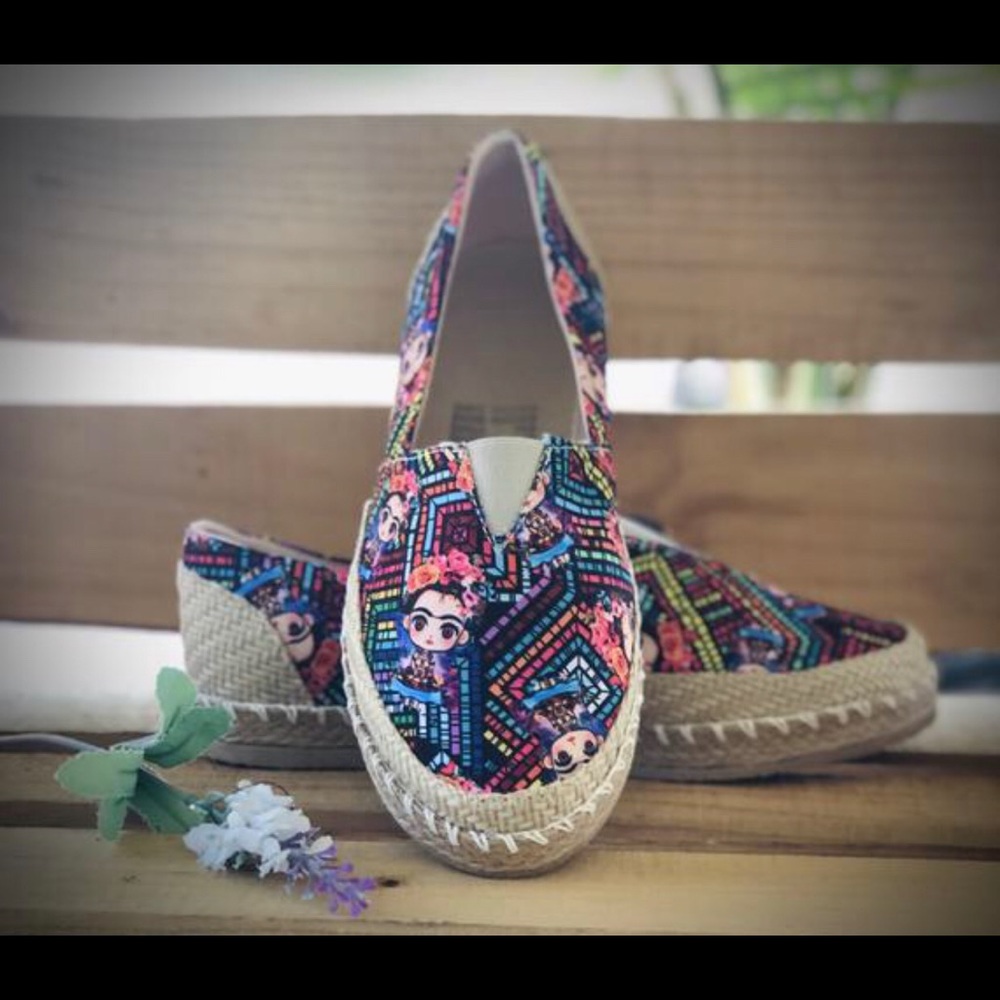 Frida Kahlo Flats Non-Slip Sole